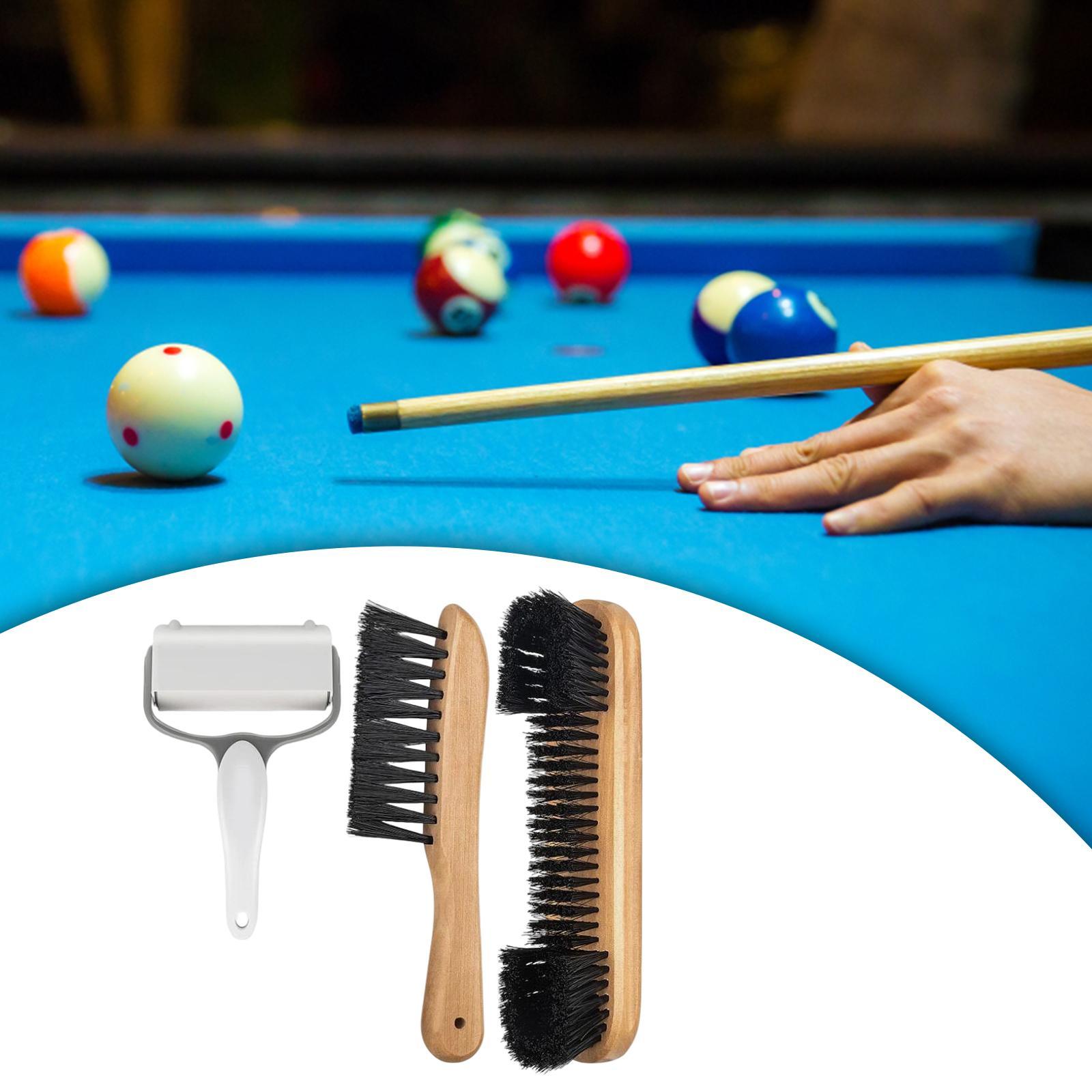 Durable Billiards Pool Table Brush Set Cleaning Brushes Pool Table Cleaner