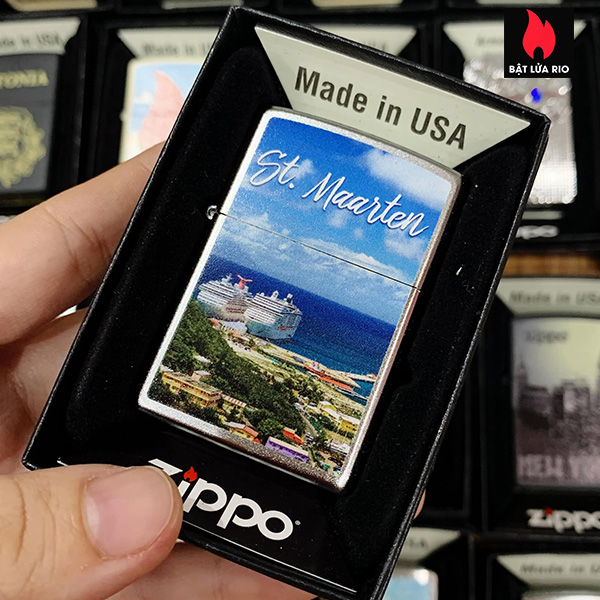 Bật Lửa Zippo 205 Philipsburg Sint Maarten