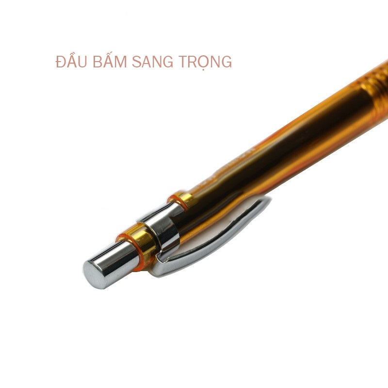 Bút chì kim bấm M&amp;G MP0110A ngòi 0.5 mm, màu đỏ, xanh dương, xanh ngọc, vàng-1 cây