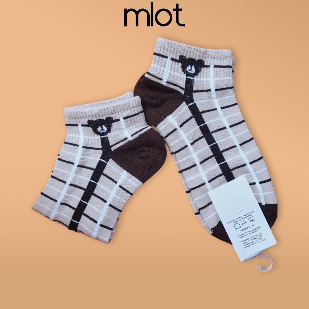 Vớ Tất nữ Cotton nhiều màu mẫu nhiều họa tiết Mẫu 2