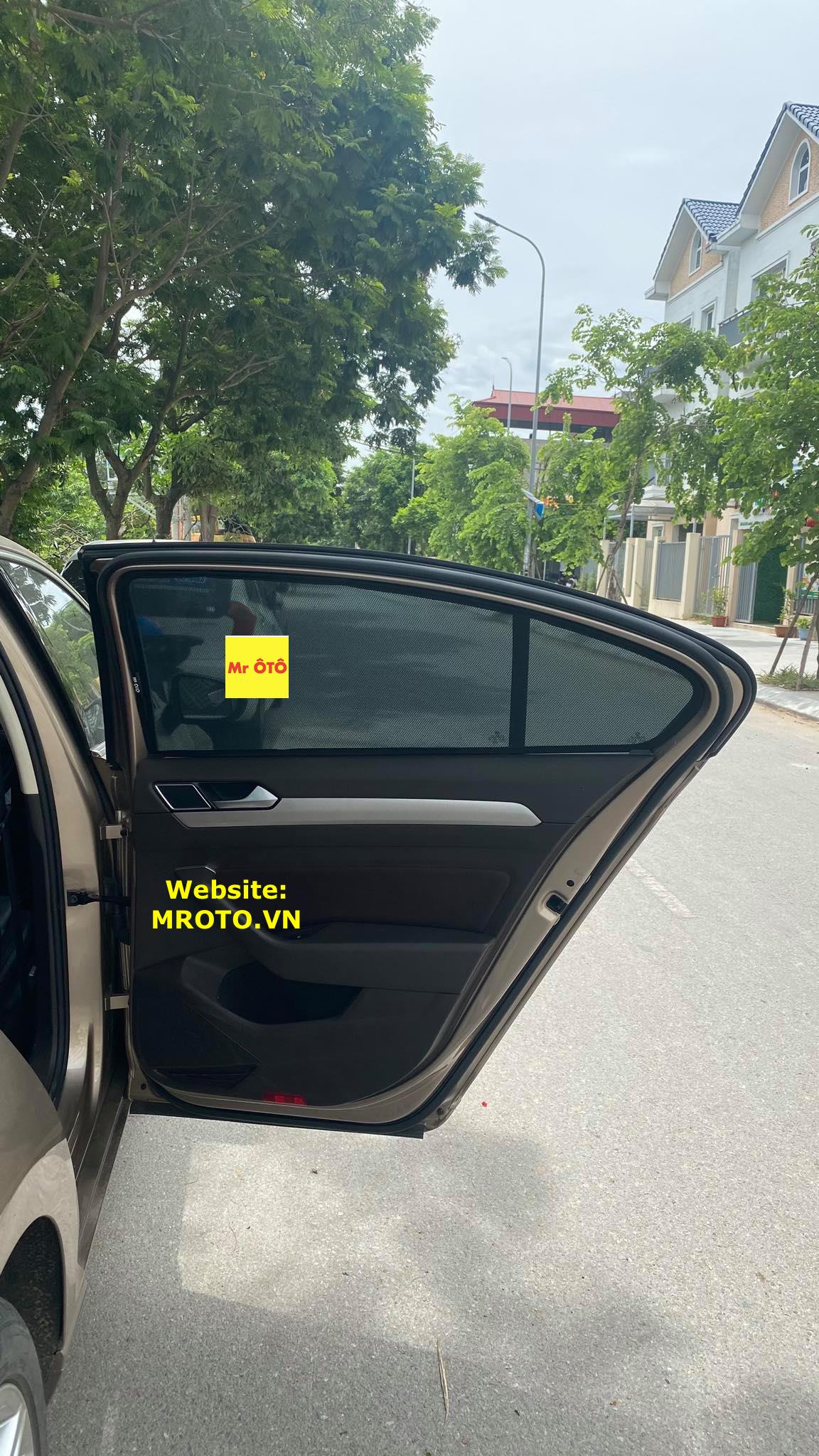 Rèm Che nắng xe wolkswagen PASAT 1 có hút nam châm, Vải dày dặn, chống nắng tuyệt đối