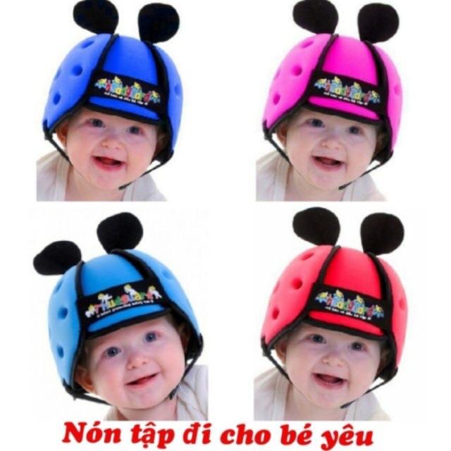 Mũ bảo hiểm bảo vệ đầu cho bé tập đi từ 7 tháng đến 4 tuổi