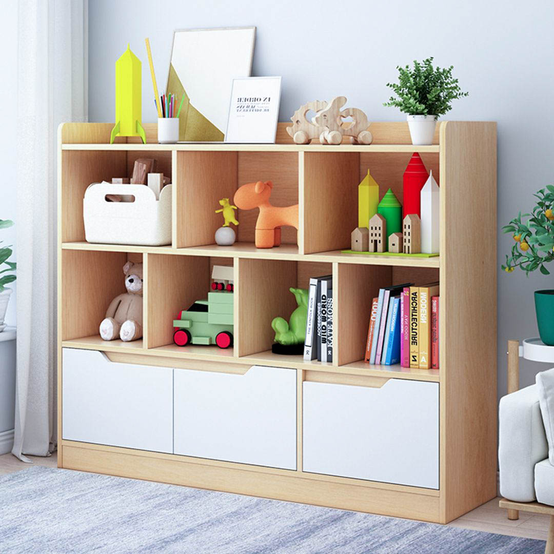 Kệ sách bằng gỗ thiết kế hiện đại SMLIFE Bilcare