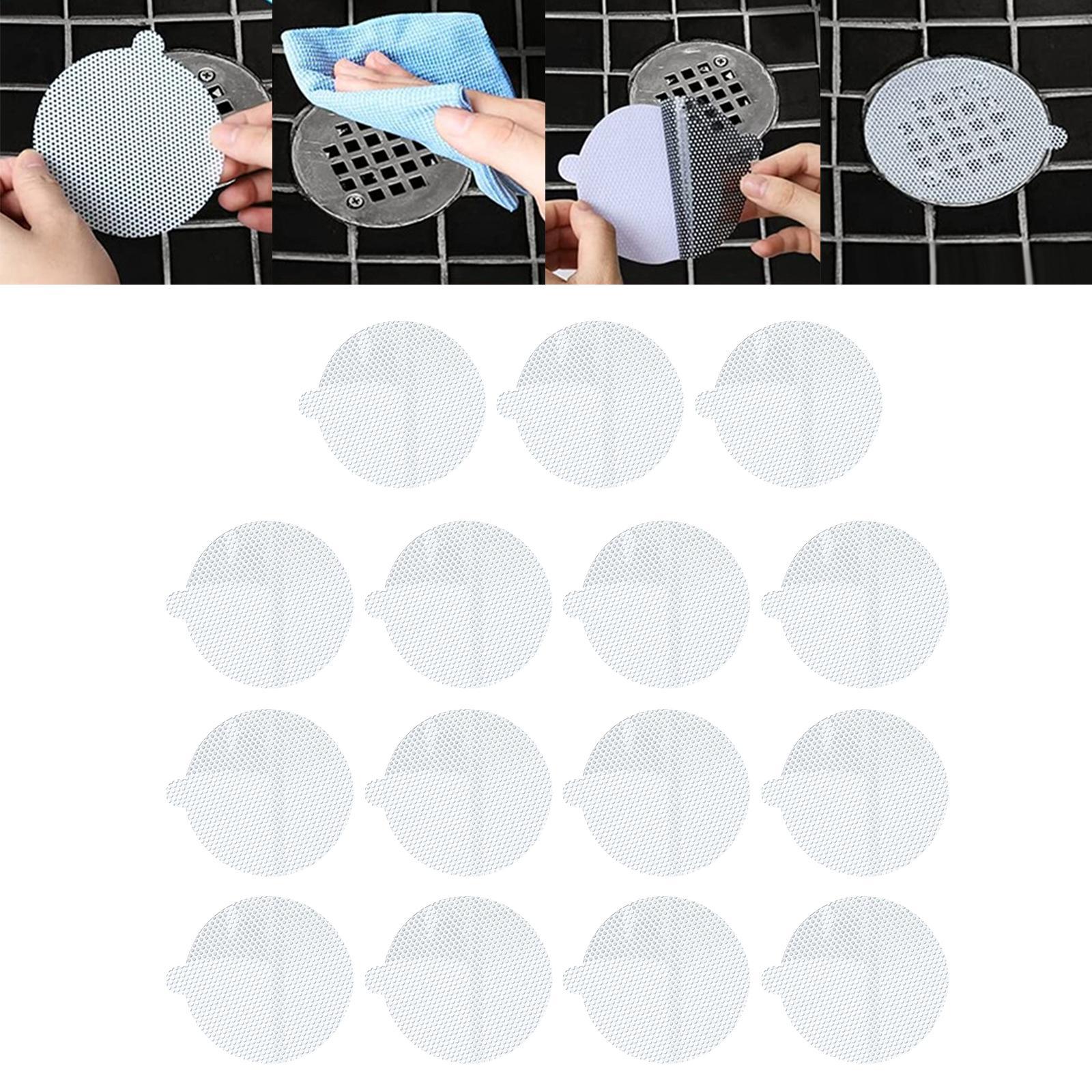 15Pcs Disposable Shower Drain Catcher Cover Strainers for Kitchen Drain