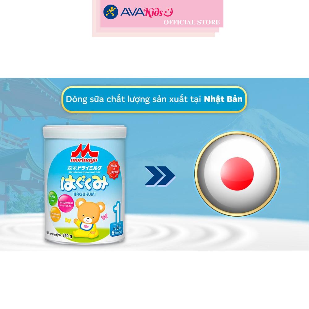 Sữa bột Morinaga Hagukumi số 1 850g (0 - 6 tháng)