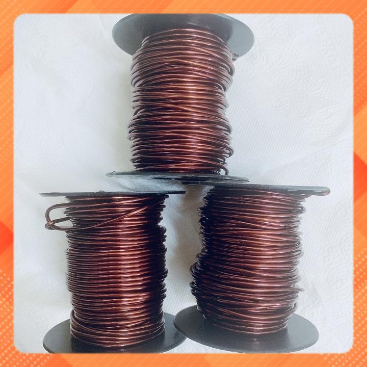 200gr DÂY NHÔM MẠ ĐỒNG UỐN CÂY CẢNH CAO CẤP - ĐỦ MỌI KÍCH THƯỚC