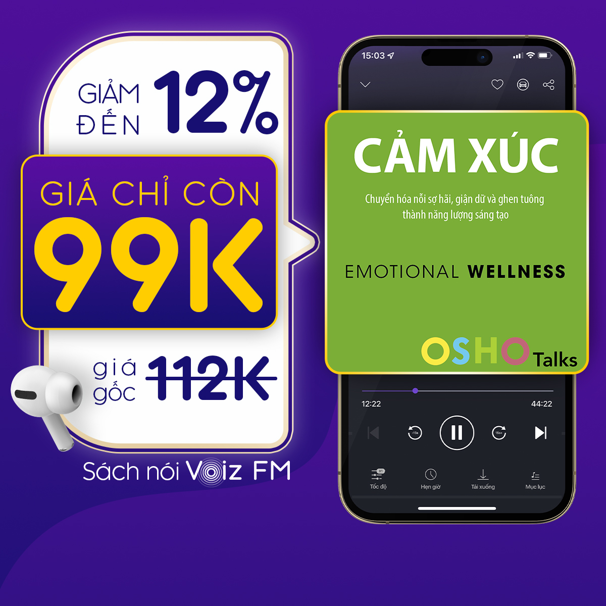 Voiz FM - Voucher nghe Sách Nói
