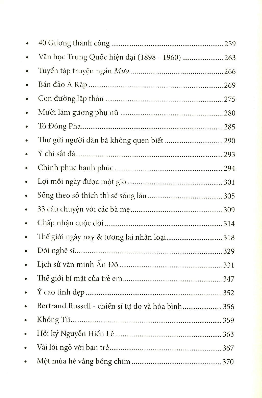 Sách Nguyễn Hiến Lê - Những Lời Tựa Và Bài Giới Thiệu