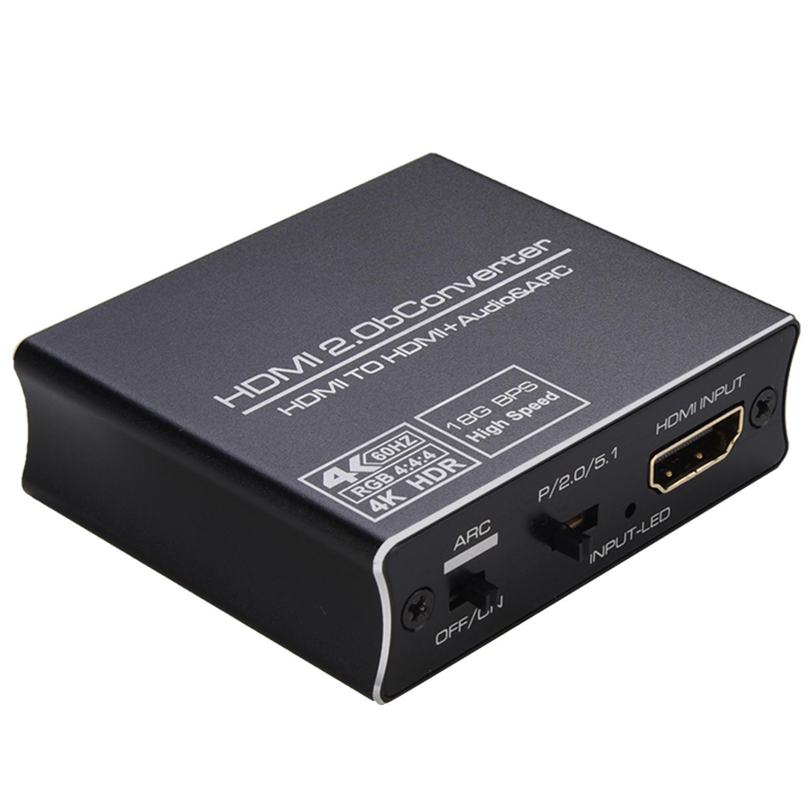 Audio Extractor Optical to 3.5mm Jack Adapter Support for Cinema