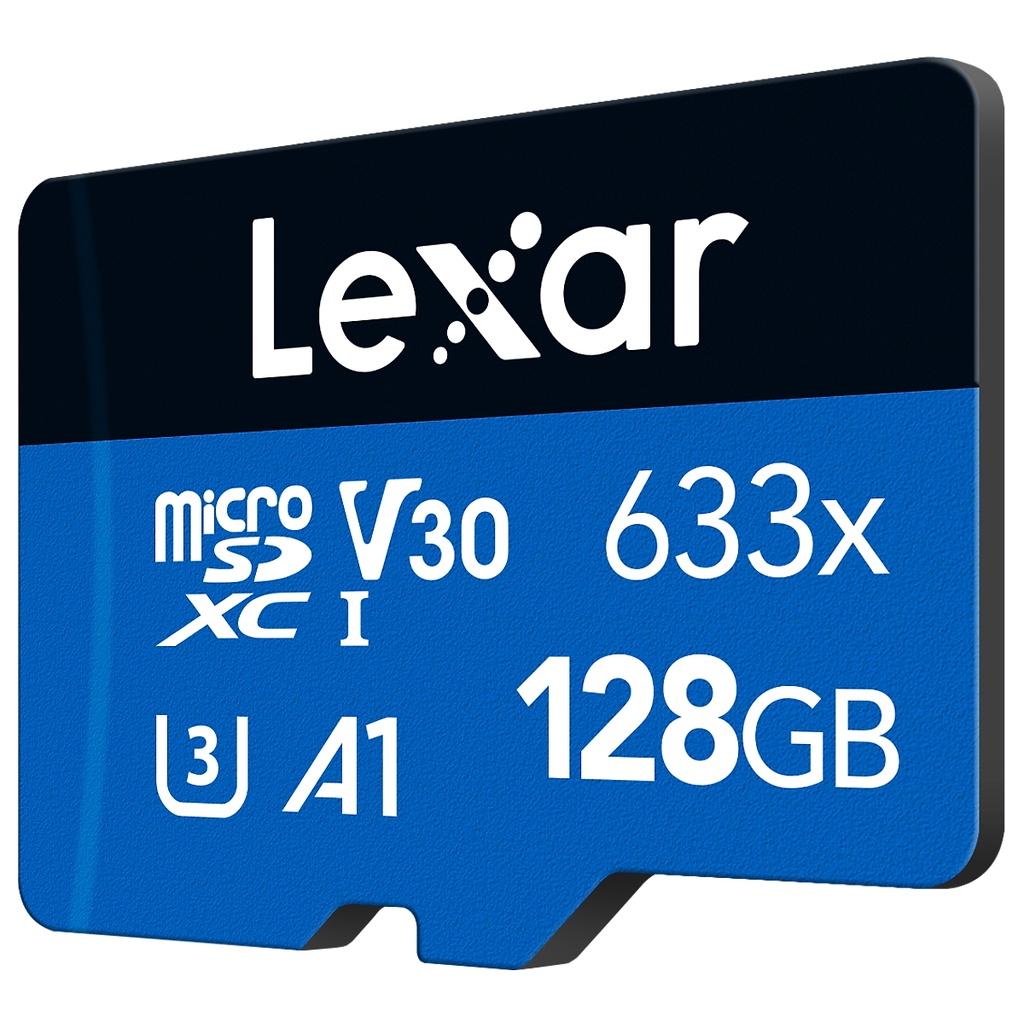 Thẻ Nhớ Micro SD Lexar 128GB UHS-I 633x U3 100Mbs