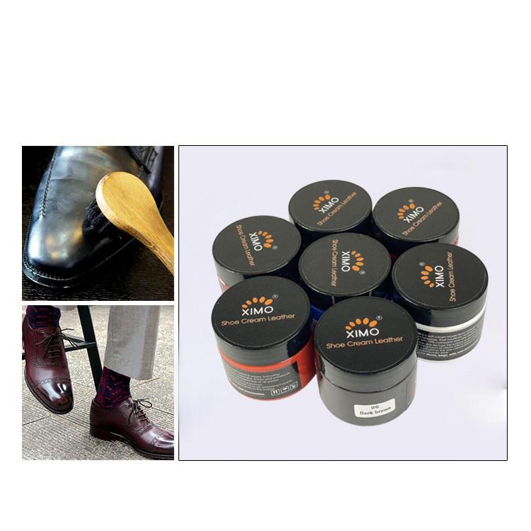 Xi Kem Đánh Giày Chuyên Sửa Chữa Vết Bong Tróc Và Đánh Bóng Giày Da, Túi Ví, Áo, Ghế Da Leather Cream (50ml)