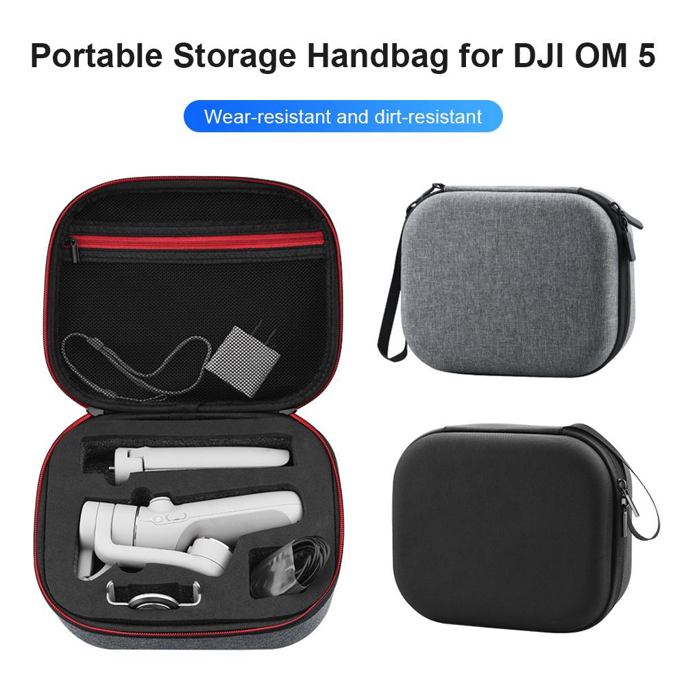 Xốp Túi Lưu Trữ Di Động Cho DJI OM 5 Hộp Đựng Dây Kéo Túi Bảo Vệ Túi Clutch Cầm Tay Gimbal Phụ Kiện