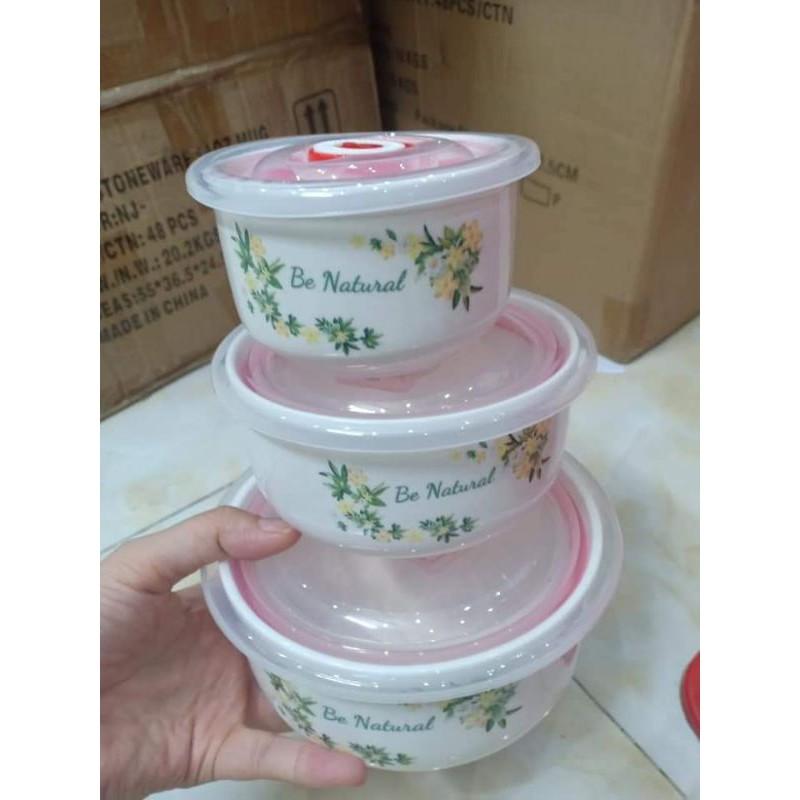 BỘ 3 BÁT SỨ HÚT CHÂN KHÔNG