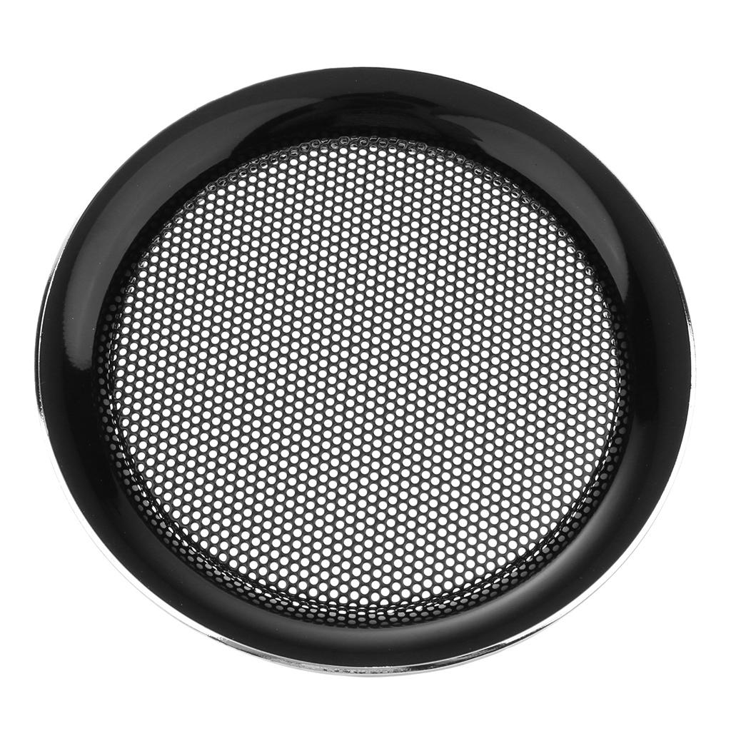 6.5 Inch Speaker Grills Cover Case for Speaker Mounting Home Audio DIY - 177mm Outer Diameter Black