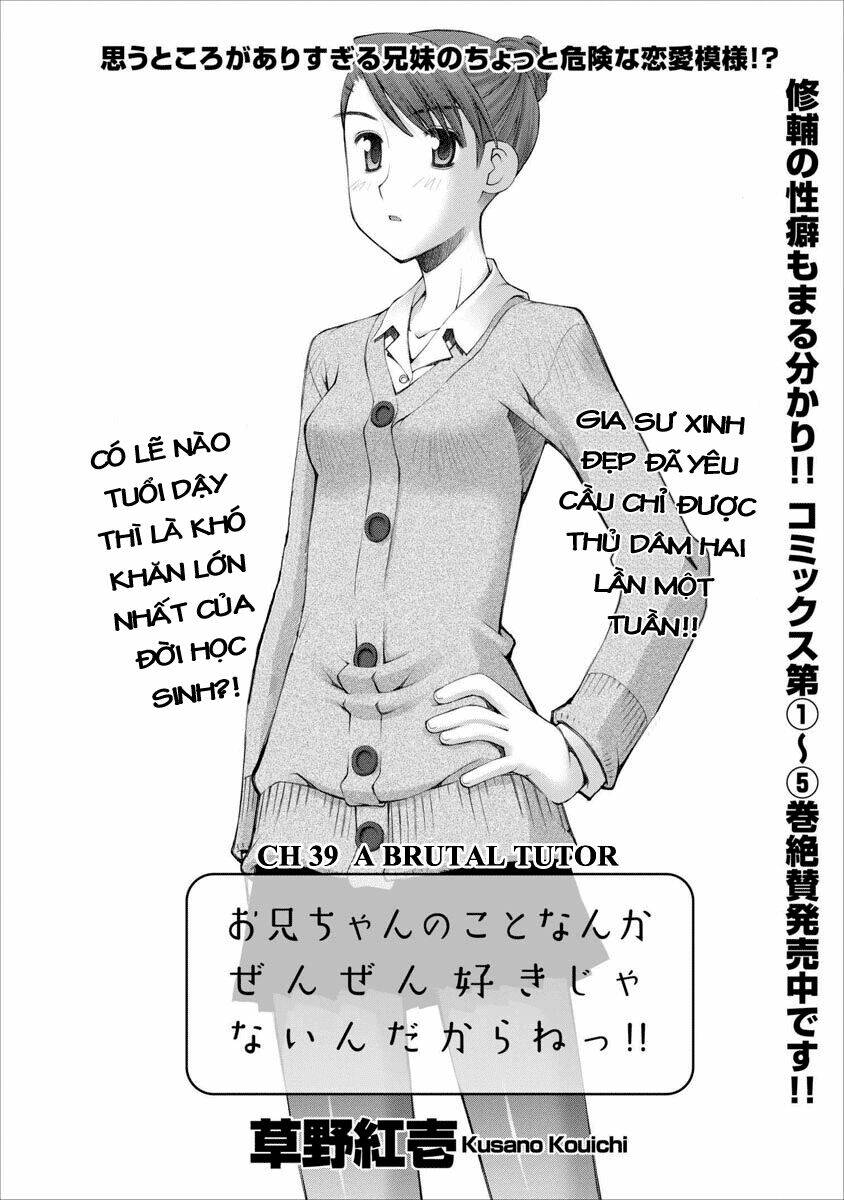 oniichan no koto nanka zenzen suki ja nai n da kara ne!! chapter 39 5
