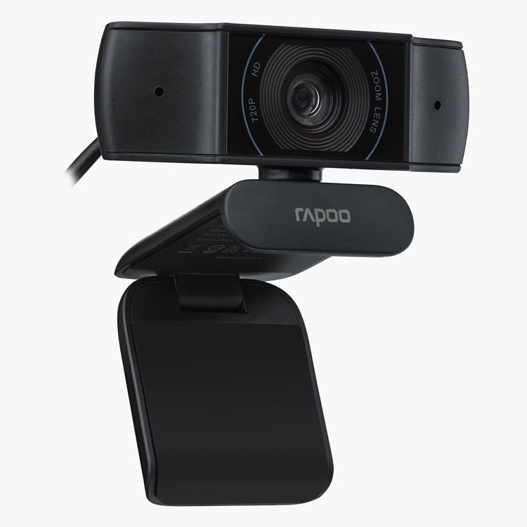Webcam tích hợp micro Rapoo XW170 720P - Tốc độ khung hình 30fps  - Hàng Chính Hãng