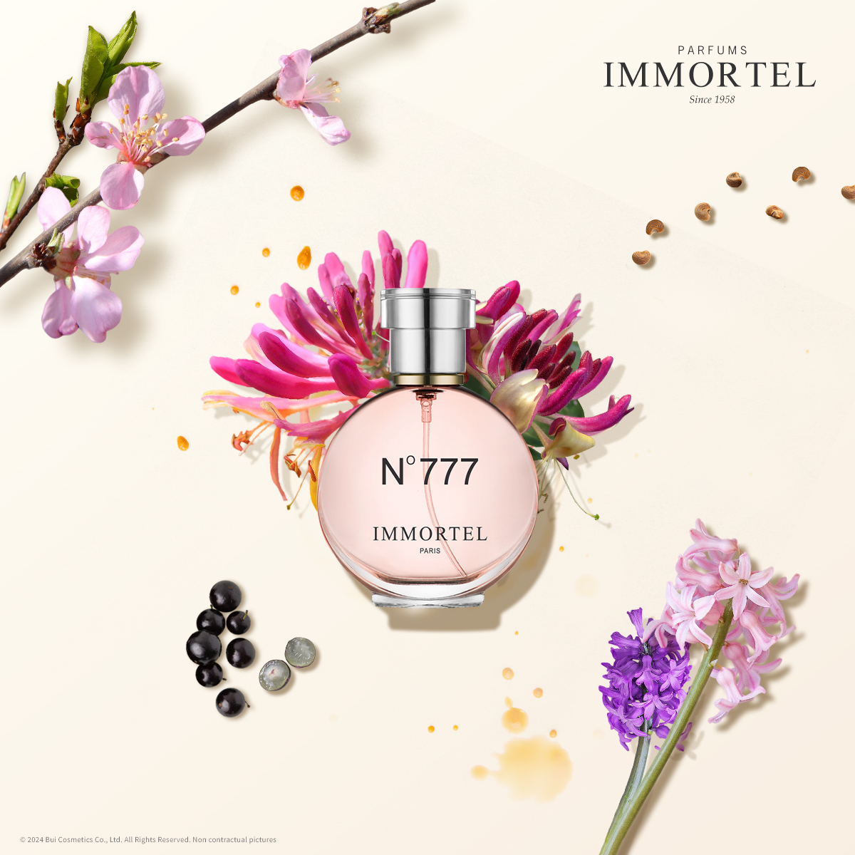 Nước Hoa Nữ IMMORTEL N°777 - Eau de Parfum 60mL Nhập Khẩu Chính Hãng Pháp