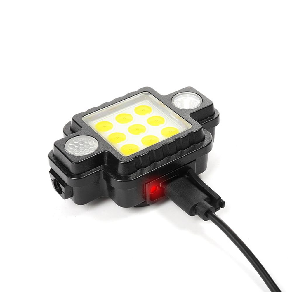 USB Rechargeable Headlamp Outdoor Flashlight Headlight Work Light with Adjustable Head 5 Light Modes for Cycling Camping Hiking Running