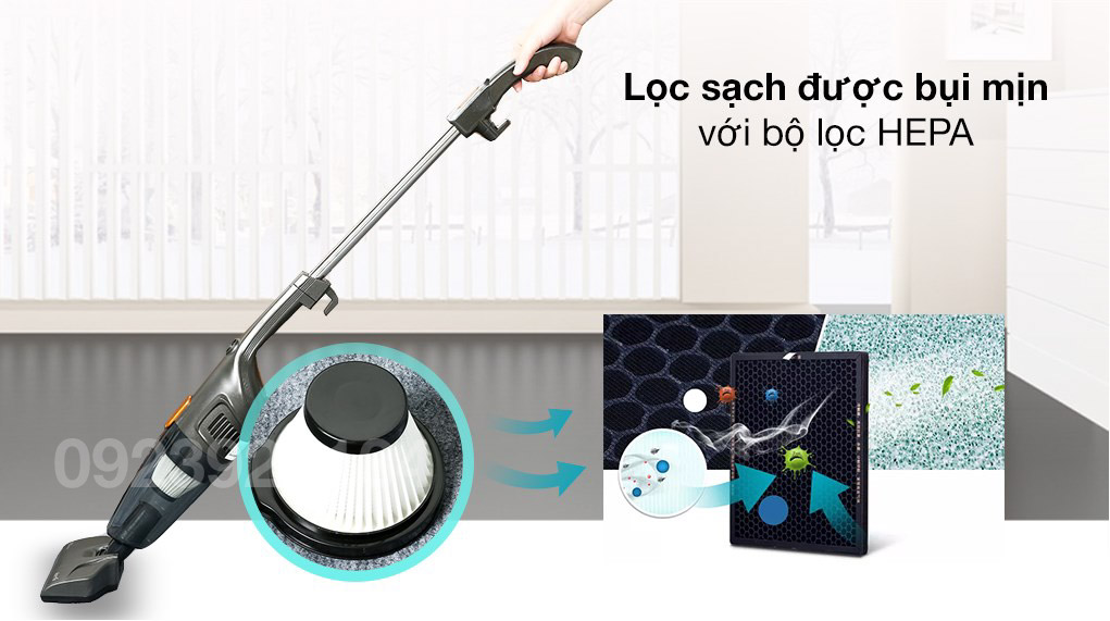 Máy hút bụi cầm tay, siêu khỏe 600w Deerma DX115C