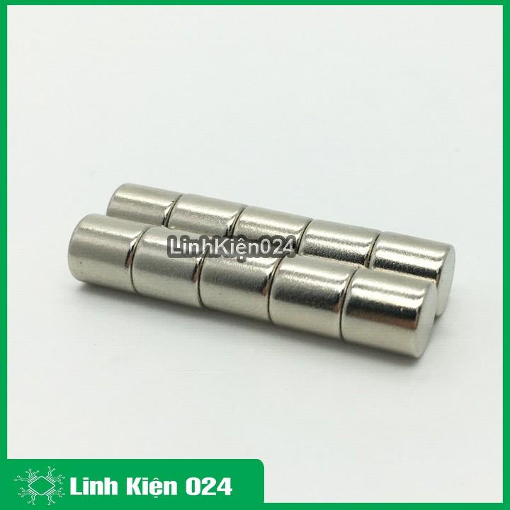 Nam Châm Đất Hiếm Trụ Tròn Nhiều Kích Thước