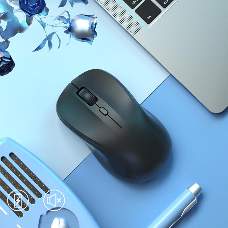 2.4G Im Lặng Không Dây 1200DPI Chuột Chơi Game Không Dây Cho Macbook Xiaomi HP Máy Tính Xách Tay Thiết Magic PC Game Thủ chuột