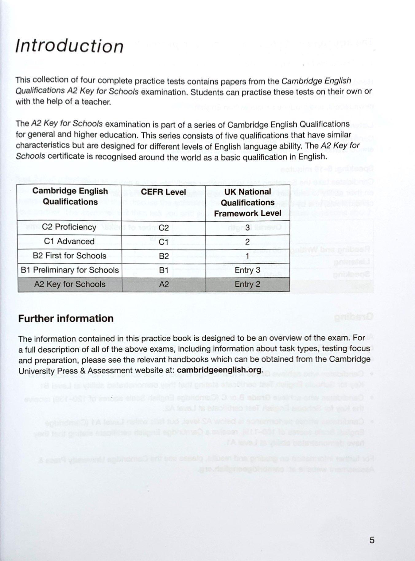 A2 Key For Schools 2 For The Revised 2020 Exam SB With Answers With Audio With Resource Bank