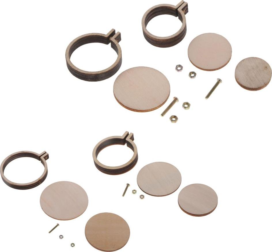 Vòng Mini Thêu Bằng Gỗ Thêu Cho Phụ Kiện Thủ Công