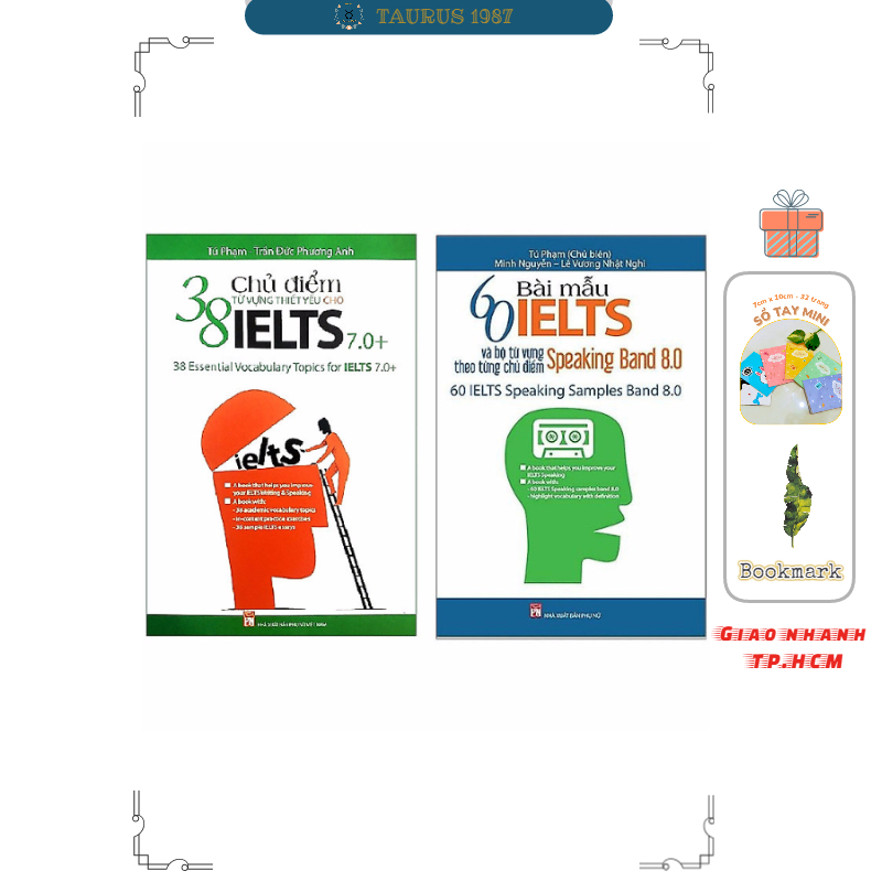 COMBO SÁCH : 60 Bài Mẫu IELST Và Bộ Từ Vựng Theo Từng Chủ Điểm + 38 Chủ Điểm Từ Vựng Thiết Yếu