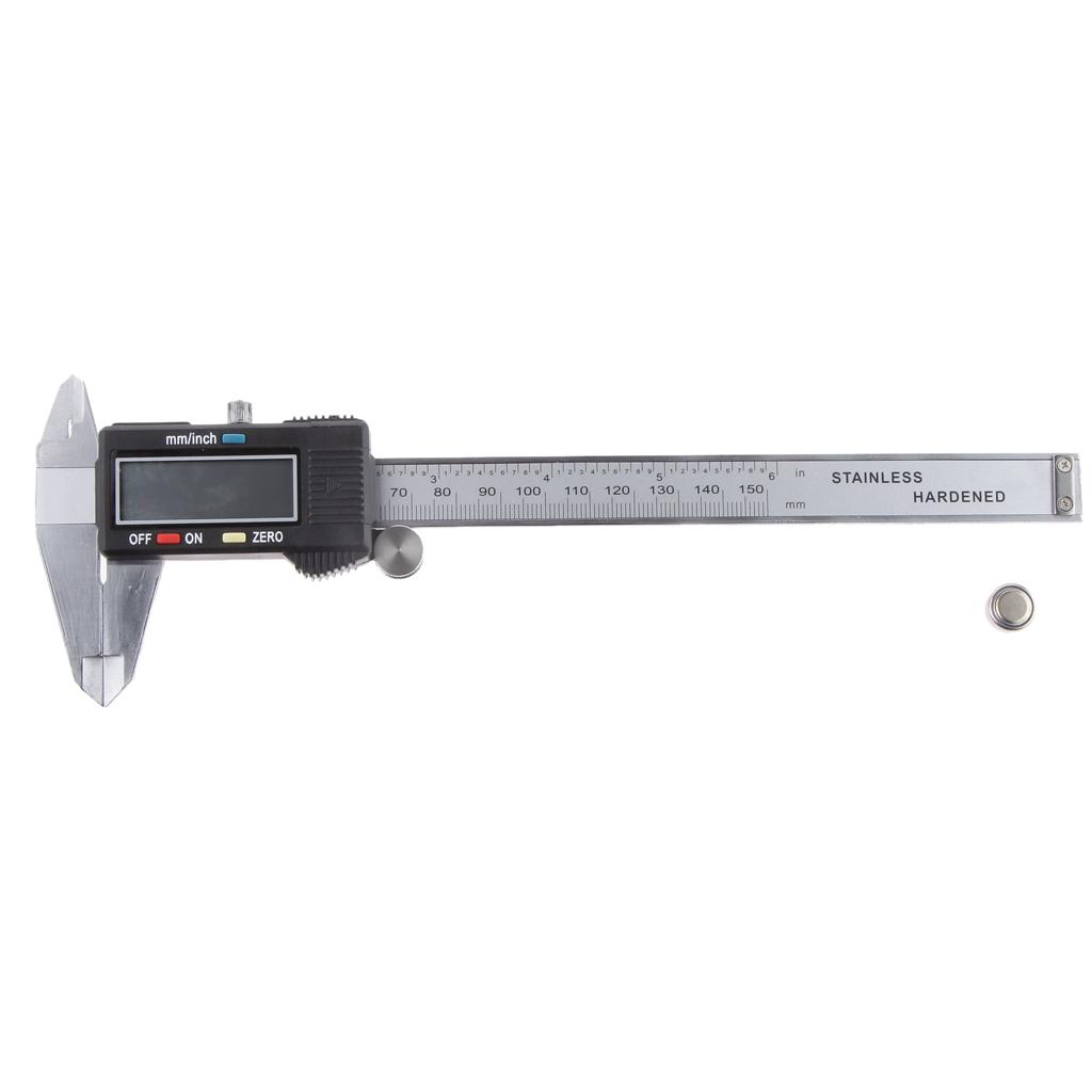 6 150 Mm Thép Không Gỉ Điện Tử Kỹ Thuật Số Vernier Caliper Micromet Guage
