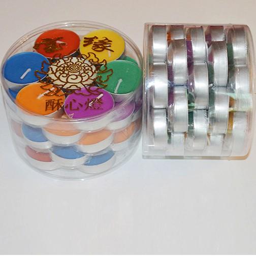Nến viên bơ TEALING sáp trà 4 giờ 28 nến