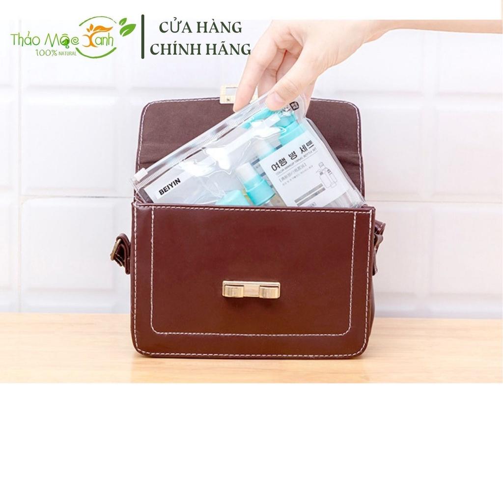Bộ chiết mỹ phẩm 7 món kèm túi