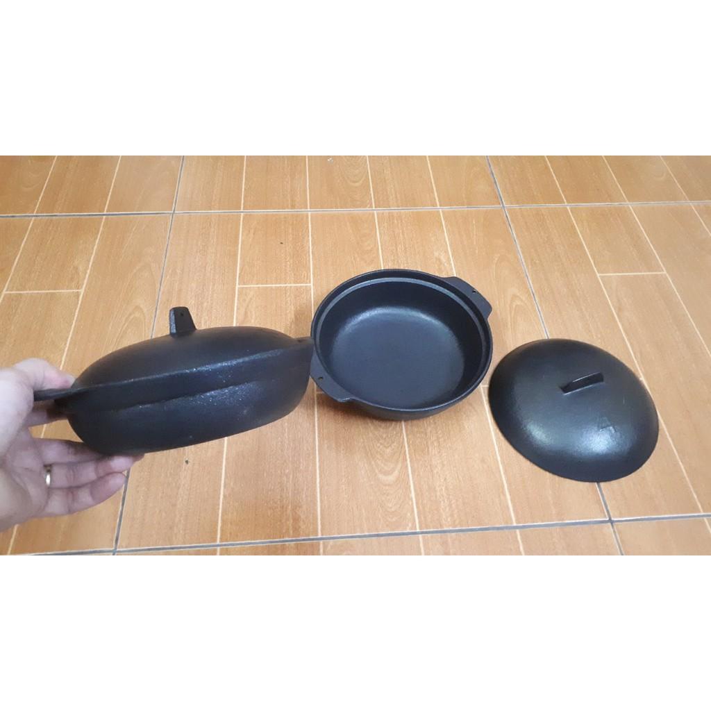 NỒI GANG NẤU MỲ CAY 18CM VÀ 21CM CHỐNG DÍNH