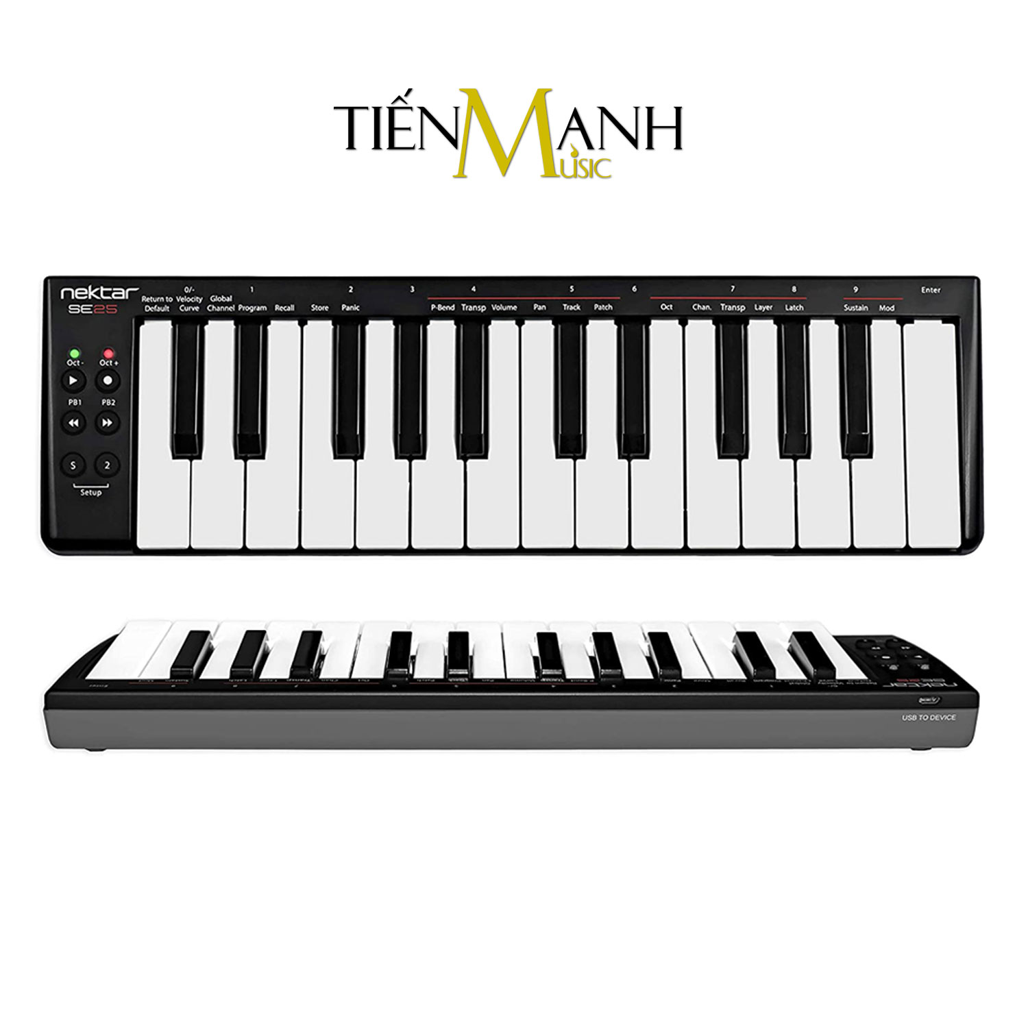 Nektar SE25 Midi Keyboard Controller 25 Phím Cảm ứng lực Bàn phím sáng tác - Sản xuất âm nhạc Producer Hàng Chính Hãng - Kèm Móng Gẩy DreamMaker