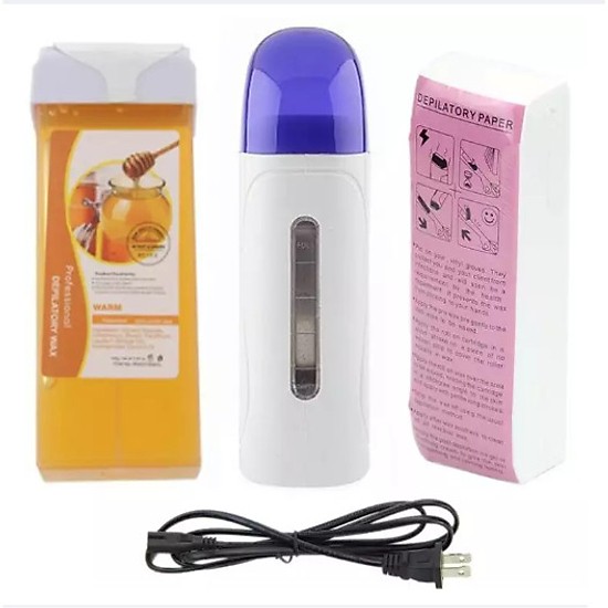 Bộ Máy Wax Lông Depilatory Heater -  Sáp Runcaili Hương sữa