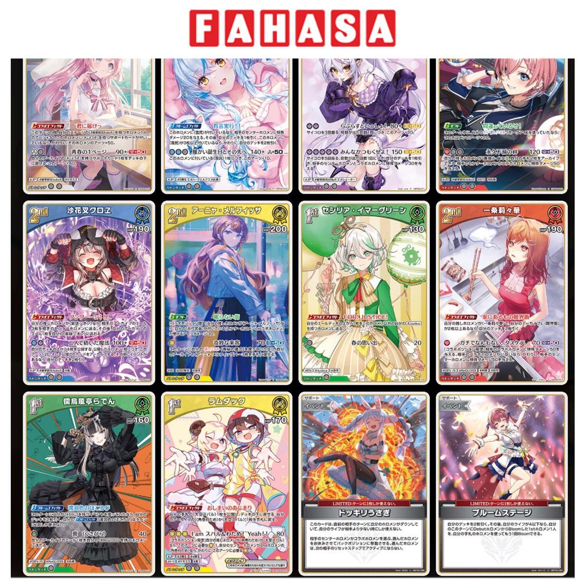 Bộ Thẻ Sưu Tập Nhân Vật Hololive Booster Vol.06 - Ayakashi Vermillion - Hololive hBP06 (8 Cards Ngẫu Nhiên/Túi)