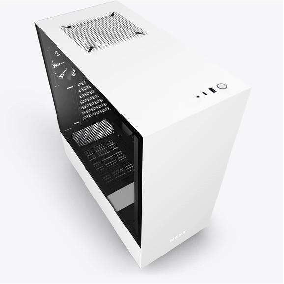 Vỏ Case Máy Tính NZXT H510 Màu Trắng Sần- Hàng Chính Hãng