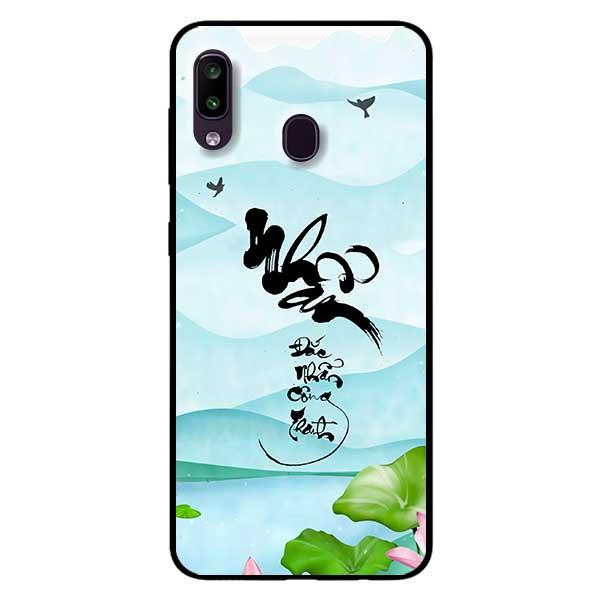 Ốp lưng dành cho Samsung Galaxy A20 / A30 / M20 - Thư Pháp Nhẫn