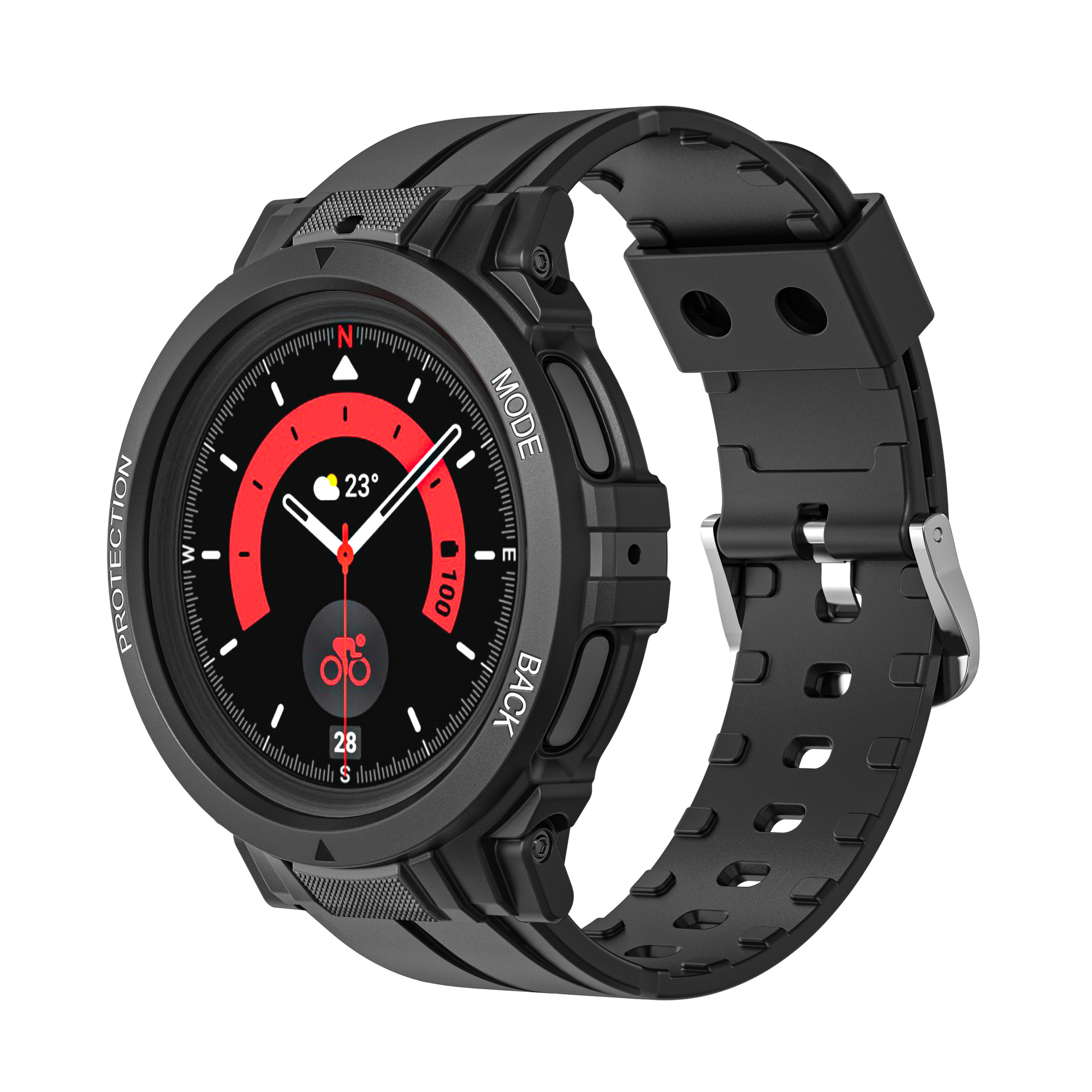 Ốp Case bảo vệ tích hợp dây đeo cho Samsung Galaxy Watch 5 40mm / 44mm &amp; Galaxy Watch 5 Pro 45mm