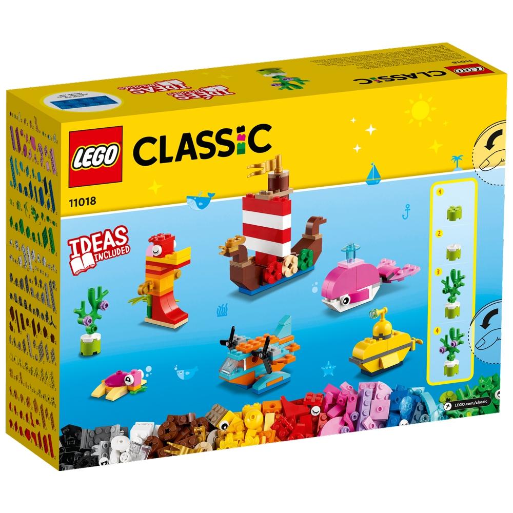 Đồ Chơi Lắp Ráp Lego Classic 11018 - Creative Ocean Fun (333 Mảnh Ghép)