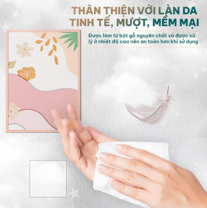 Thùng 4 gói lớn giấy rút SẮC HẠ Topgia mẫu mới siêu hot mềm mịn an toàn cho mọi loại da