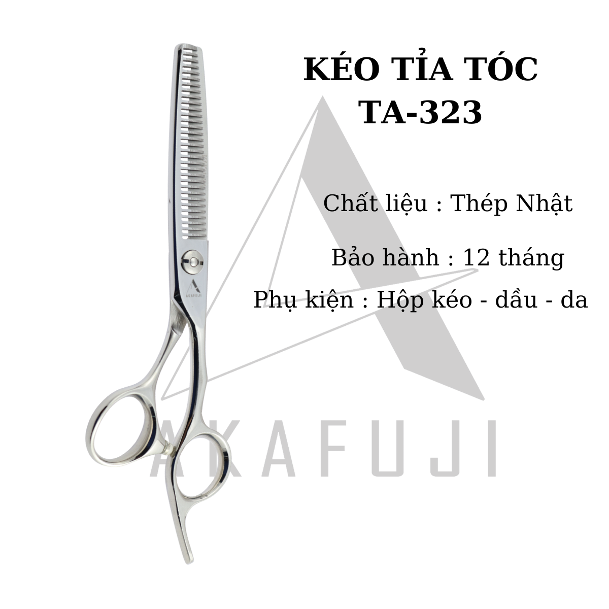 Kéo tỉa tóc  TA-323 răng thẳng (size 6.0 inches)