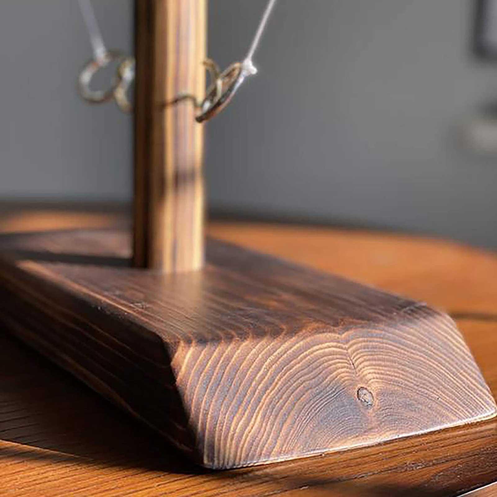 Bộ Đồ Chơi Ném Vòng Bằng Gỗ