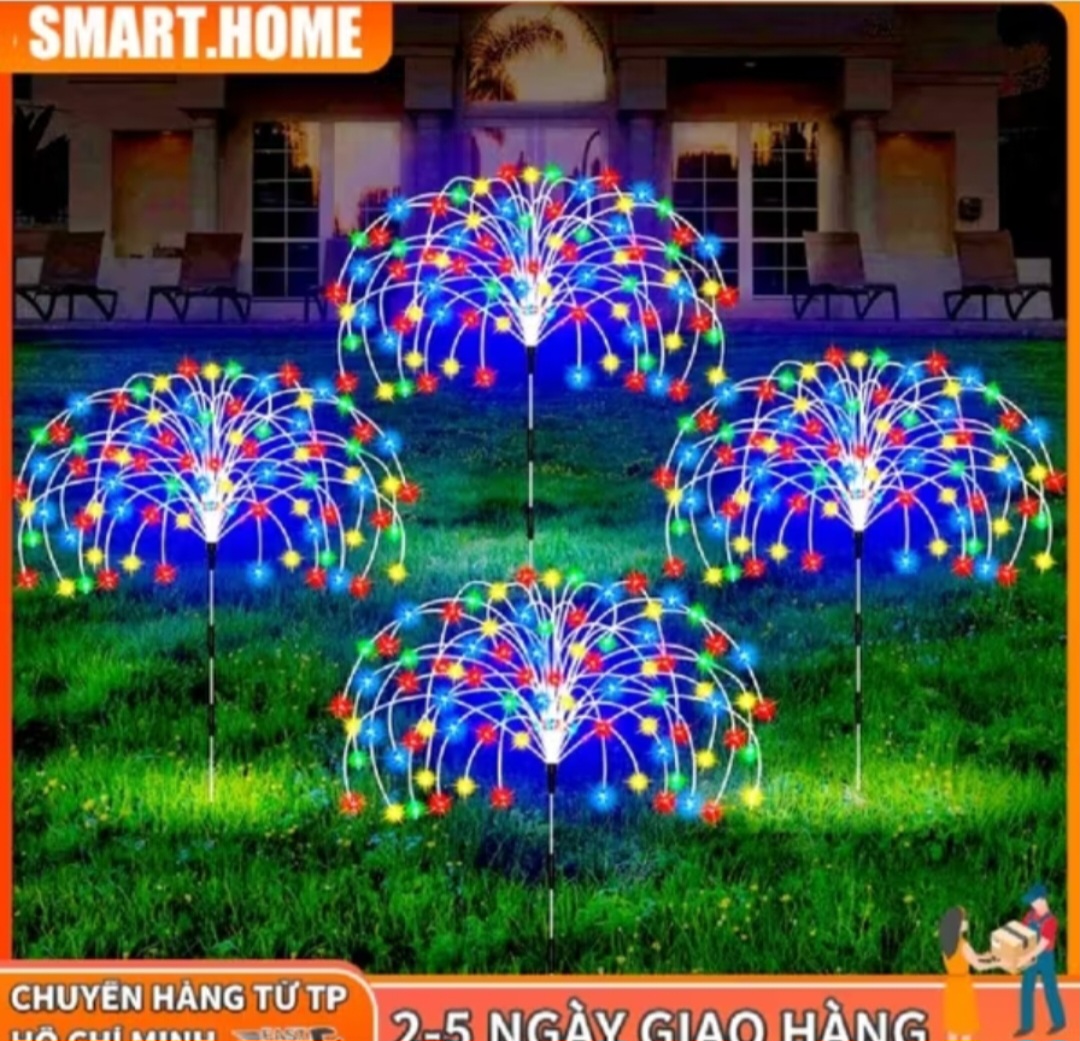 1 ĐÈN LED TRANG TRÍ SÁNG PHAO HOA NĂNG LƯỢNG CẢM BIẾN CỰC ĐẸP