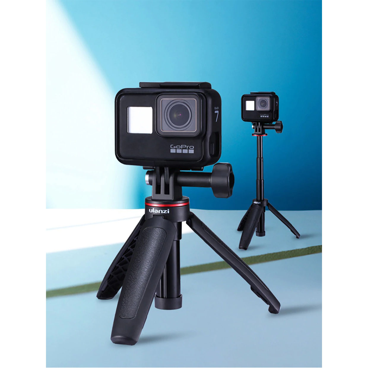 Hình ảnh Ulanzi MT-09 - Tripod Tích Hợp Gậy Selfie Cho GoPro Và Action Camera - Hàng chính hãng