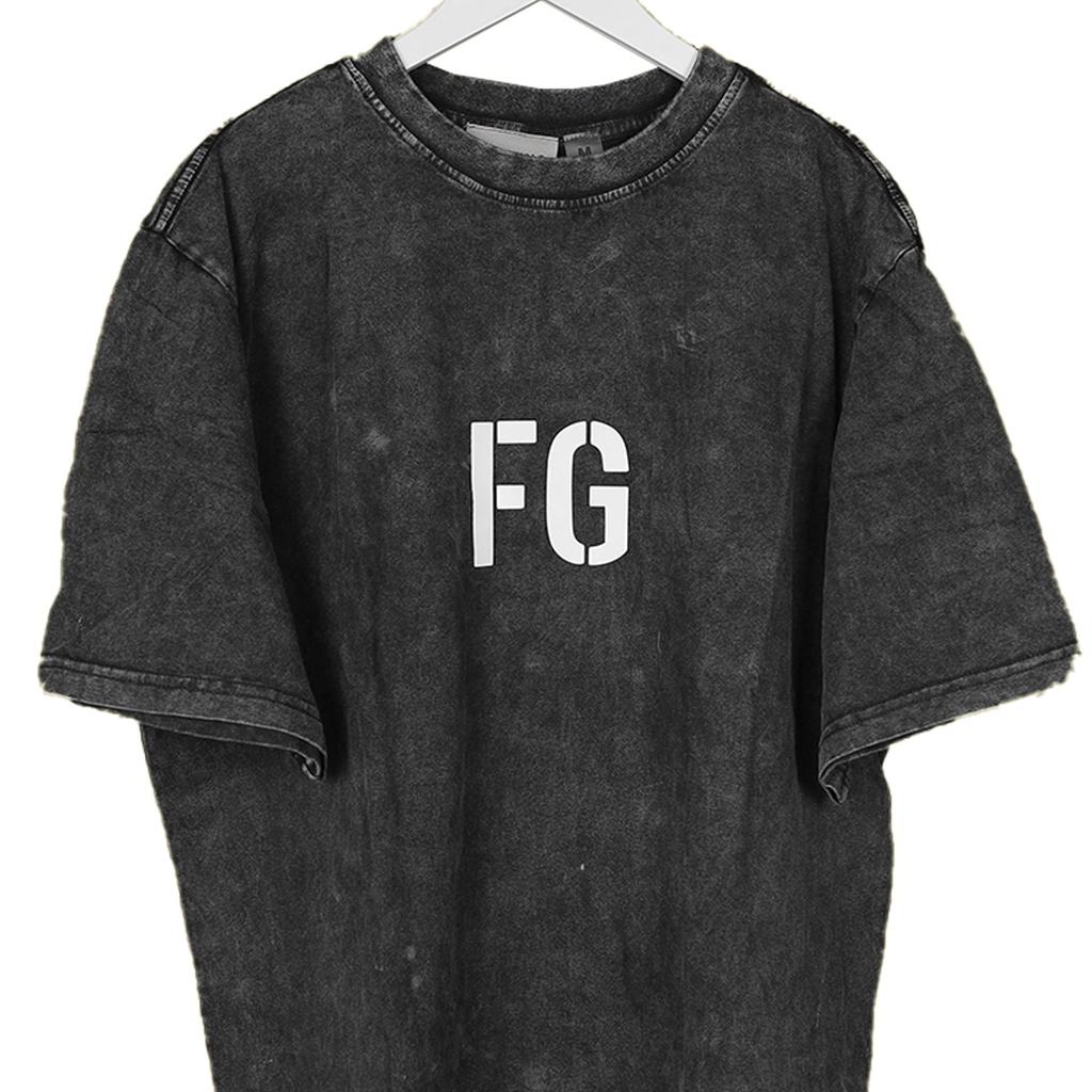 Áo thun loang FG tay lỡ nam nữ chất liệu 100% cotton mát mẻ phối dáng unisex