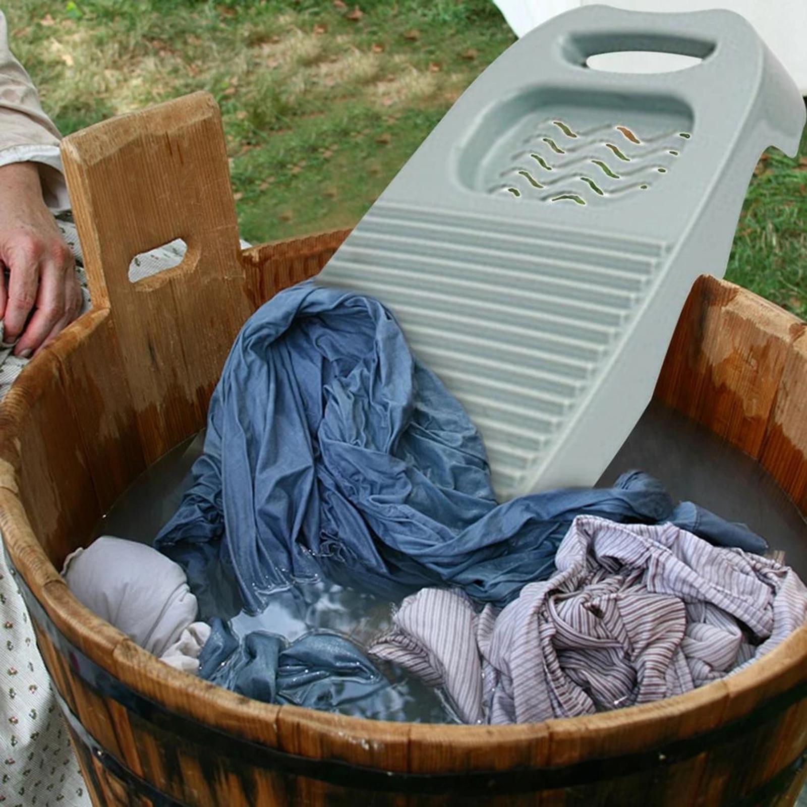Washing Board Washing Scrubbing Board with Soap Holder for Laundry Tools