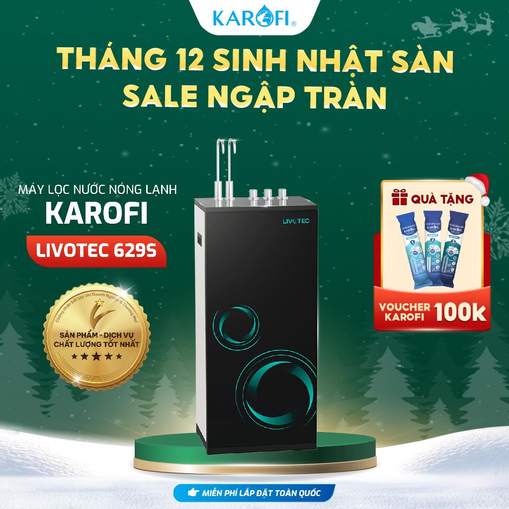 [ TẶNG BỘ LÕI] Máy Lọc Nước RO Nóng Lạnh Livotec 629S, Lọc Sạch Vượt Trội, Bổ Sung Khoáng Chất, - Hàng Chính Hãng