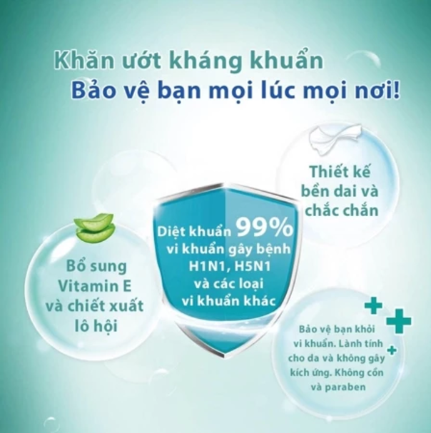 [MUA 8 GÓI TẶNG 2 GÓI] Khăn Ướt Tempo cao cấp, An toàn cho da, Diệt khuẩn 99% - Thương Hiệu Đức