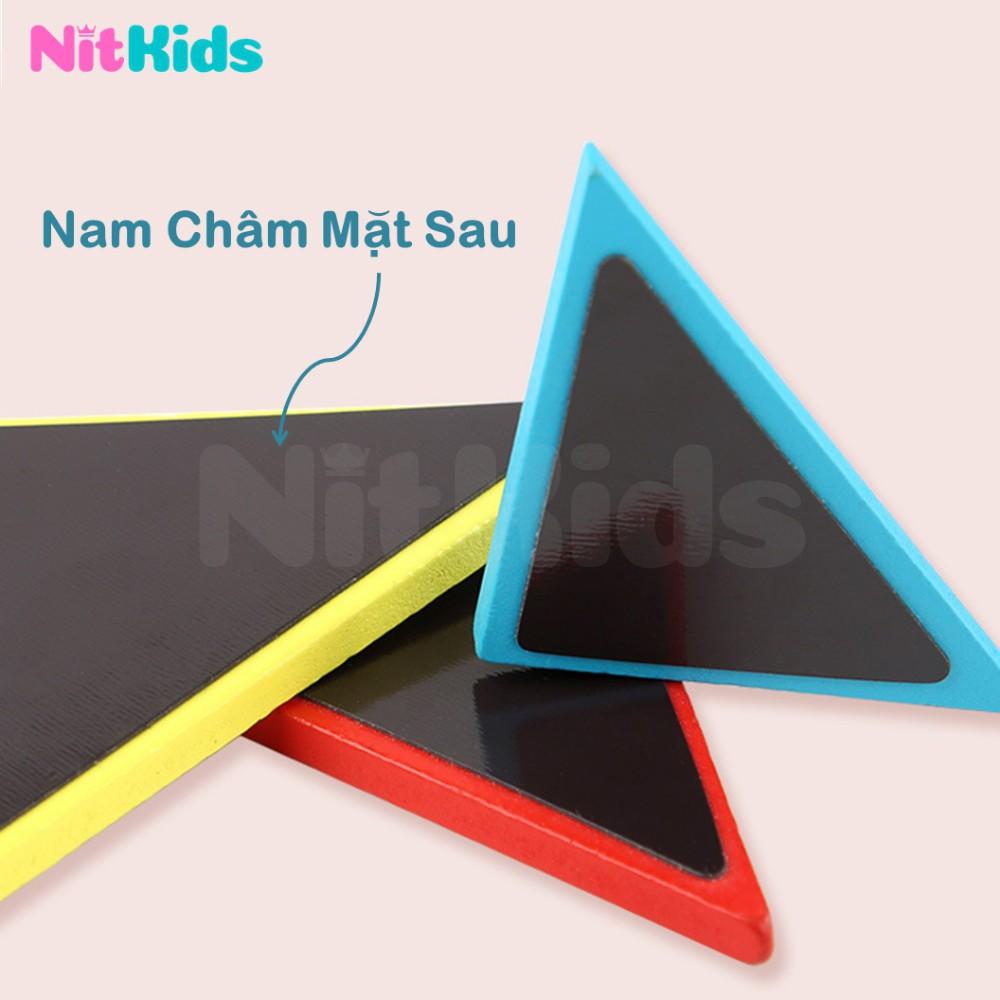 Bộ Xếp Hình Sáng Tạo Tangram, Đồ Chơi Ghép Gỗ Cho Bé 3 Tuổi, Tăng Tính Sáng Tạo và Tư Duy Trẻ Em