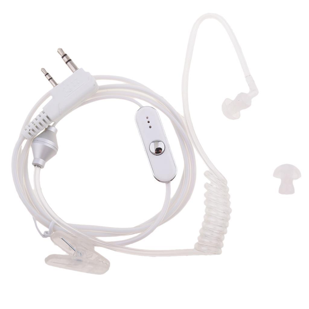 Radio 2 Pin Earpiece with High Quality PTT Microphone for Two Way Radio